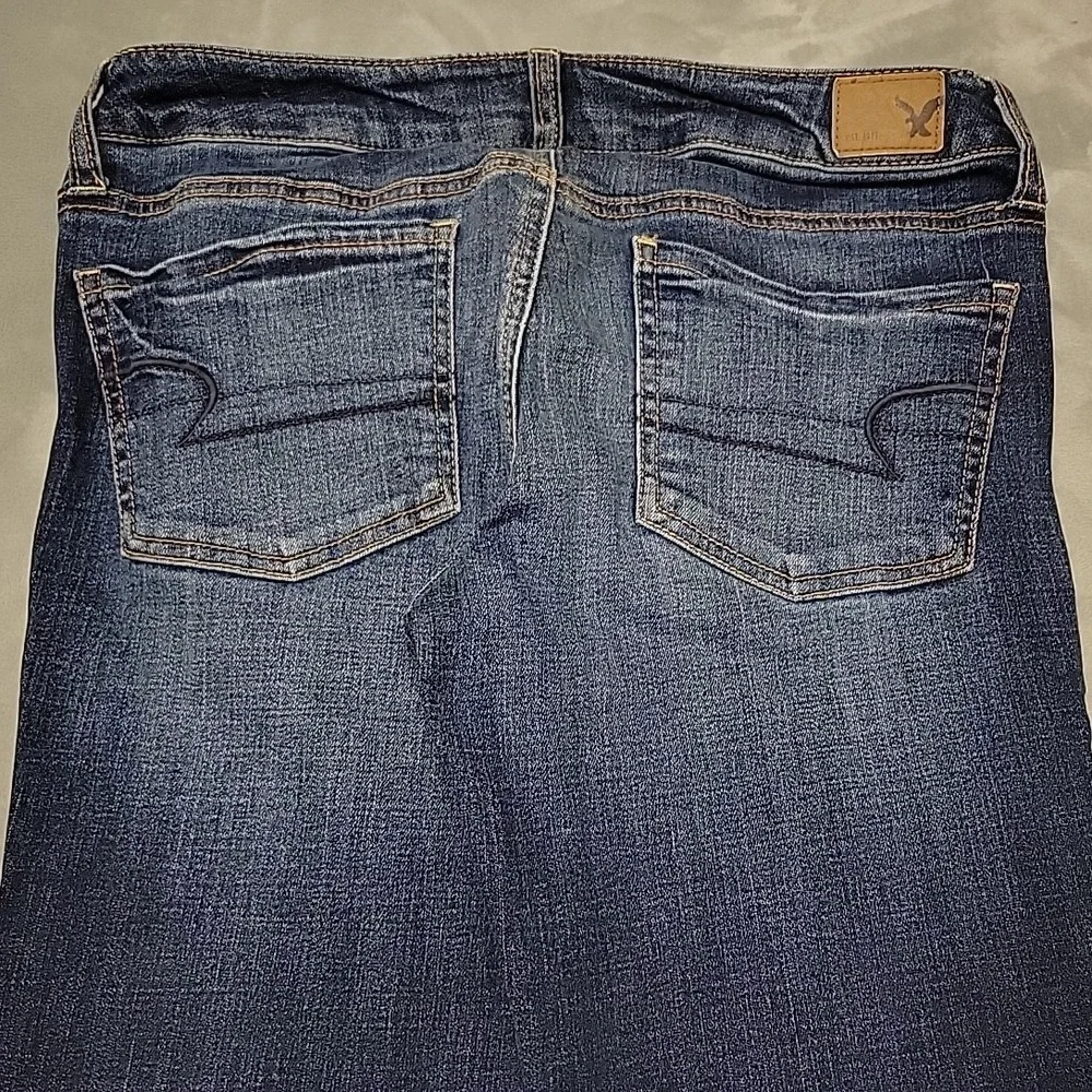 American Eagle Jeans Womens 6 Blue Jegging Super Stretch Slim Fit Casual Denim